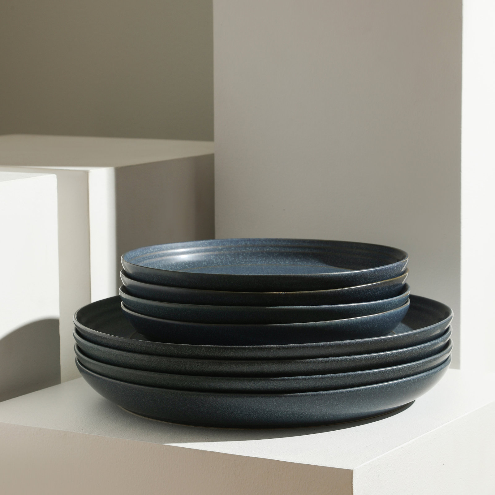 Elio 11" Dinner Plate, Blue