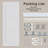 80"H 3Lite Waterproof White Primed Solid Core Composite MDF Wood Sliding Barn Door With Hardware Kit-118626471