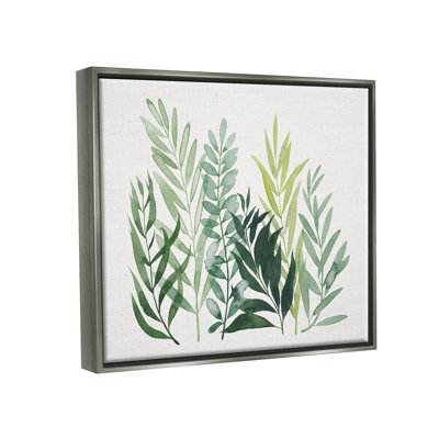 Feuilles botaniques variées par Grace Popp - impression sur bois