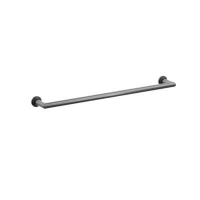 Modern Tubular Brass Towel Bar