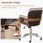 Ryonie Faux Leather Upholstered Swivel Office Chair-134702686
