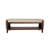 Noah Solid Wood Entryway Storage Bench with Upholstered Polyester Seat and Open Shelf-121354317