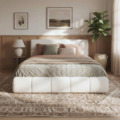 Lit plateforme tapissier Minimalist