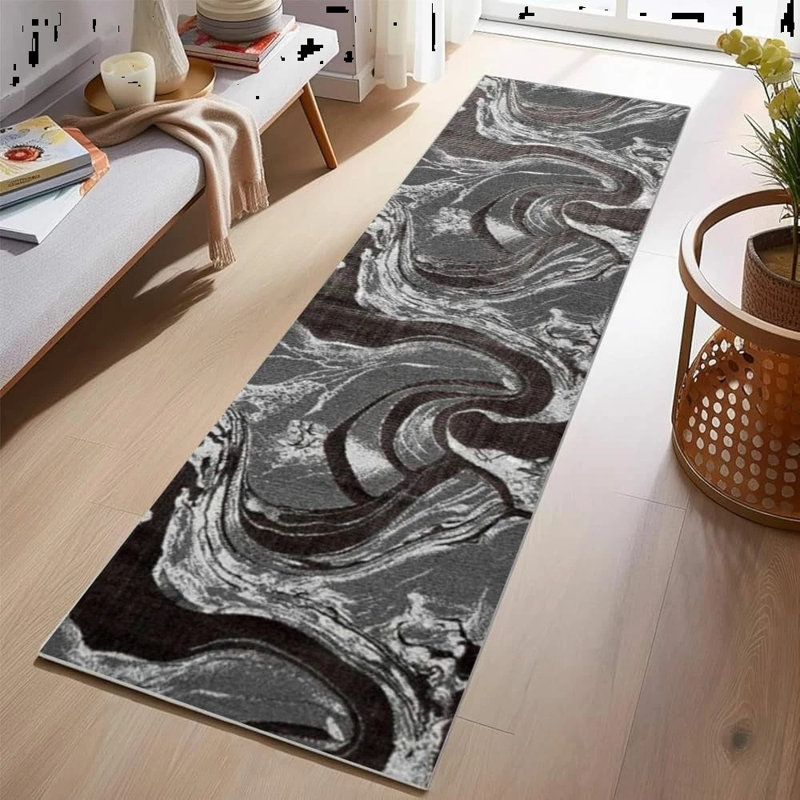 Abstract Area Rug, Rectangle 200 x 290 cm