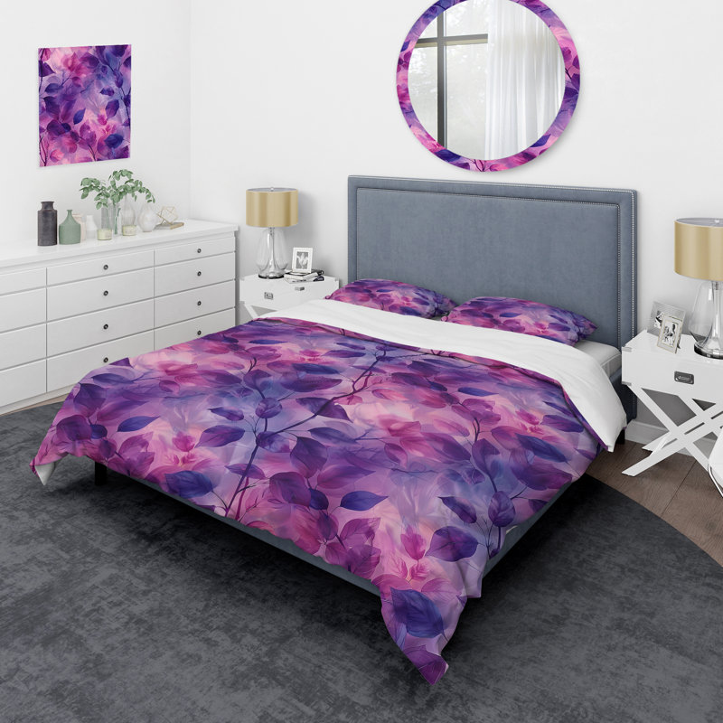 Ensemble de housse de couette Modern, Housse de couette simple et deux taies décorative