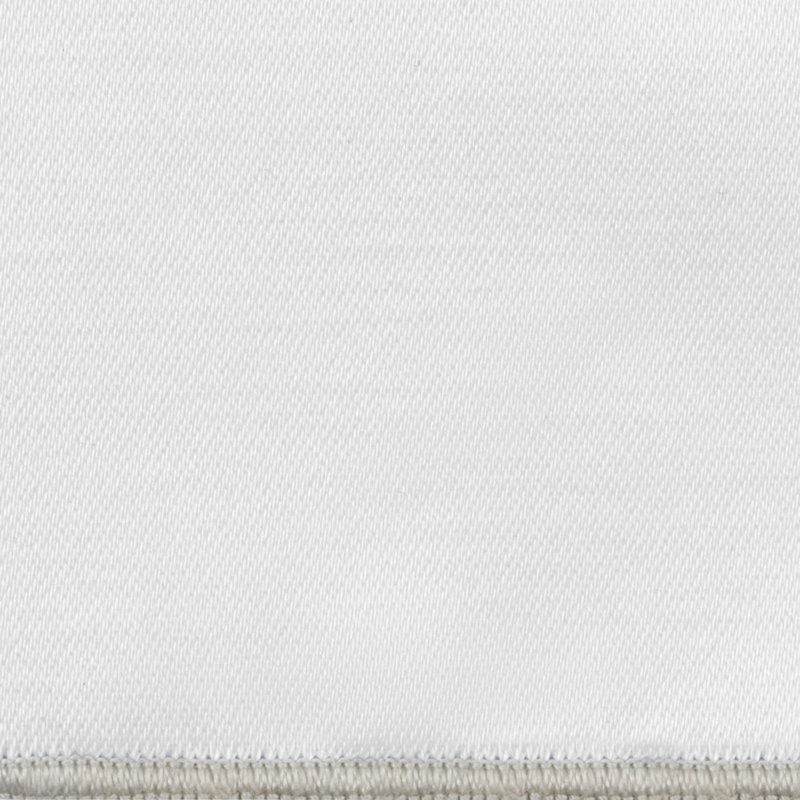 Arlo Oblong Tablecloth, 126" x 72", White/Sterling