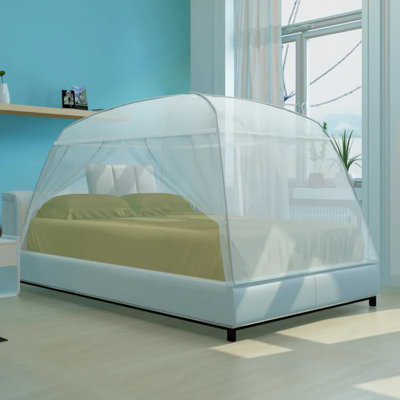 Mongolei Four Poster Zip Bed Canopy