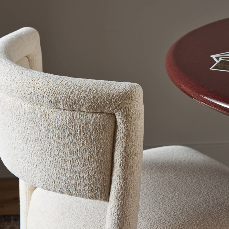 Beverly Upholstered Dining Chair, Crypton Wayfarer Snow