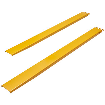 Pallet Fork Extensions, 96" Length 4.5" Width, Heavy Duty Carbon Steel Fork Extensions for Forklifts