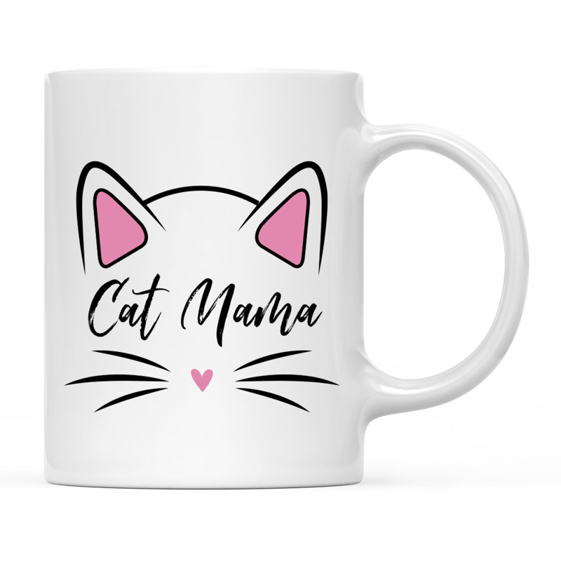Tasse à café «Funny Cat Lover Naps», « Cat Mama » - La maman de chat