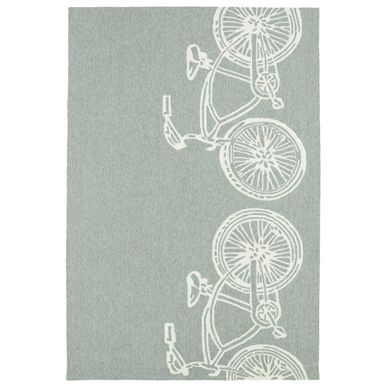 Wrought Studio Abstract Indoor / Outdoor Rug & Reviews | Wayfair