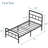 Isidra Metal Bed Frame 14 inch with Headboard and Footboard-215428907