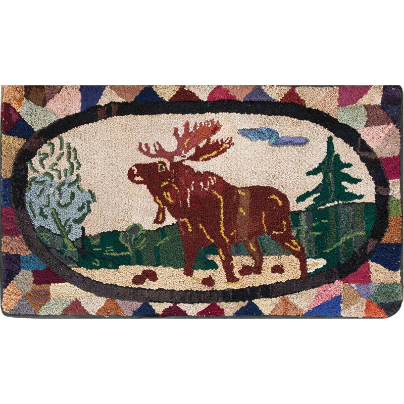Tapis crocheté ivoire ivoire