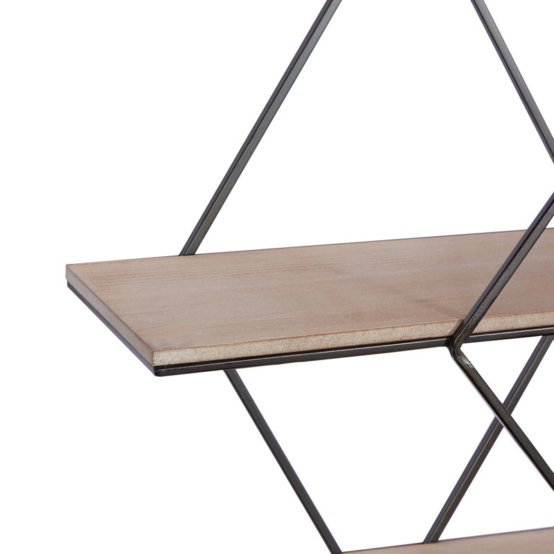 Alveston 3 Piece Tiered Shelf with Hooks