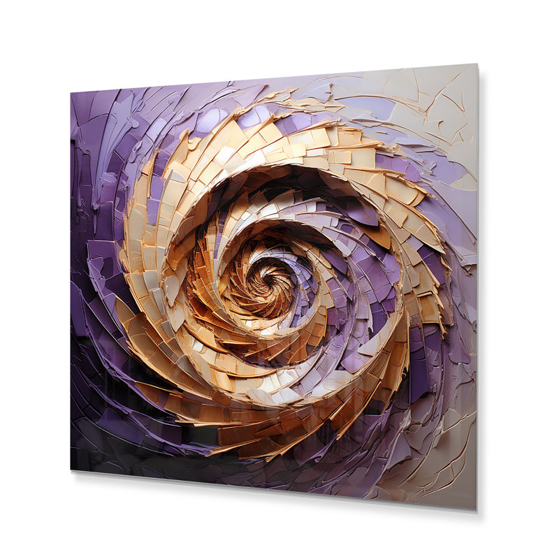 Georgetown - Abstract Spirals Metal Wall Decor, 16" H x 16" W x 1" D