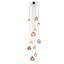 Luminaire suspendu en cascade 12 lumières Bola