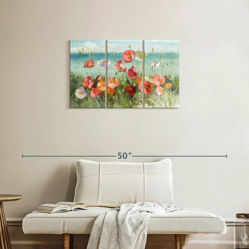 Harnek Coastal Poppies Light, H 20 po x l 33 po