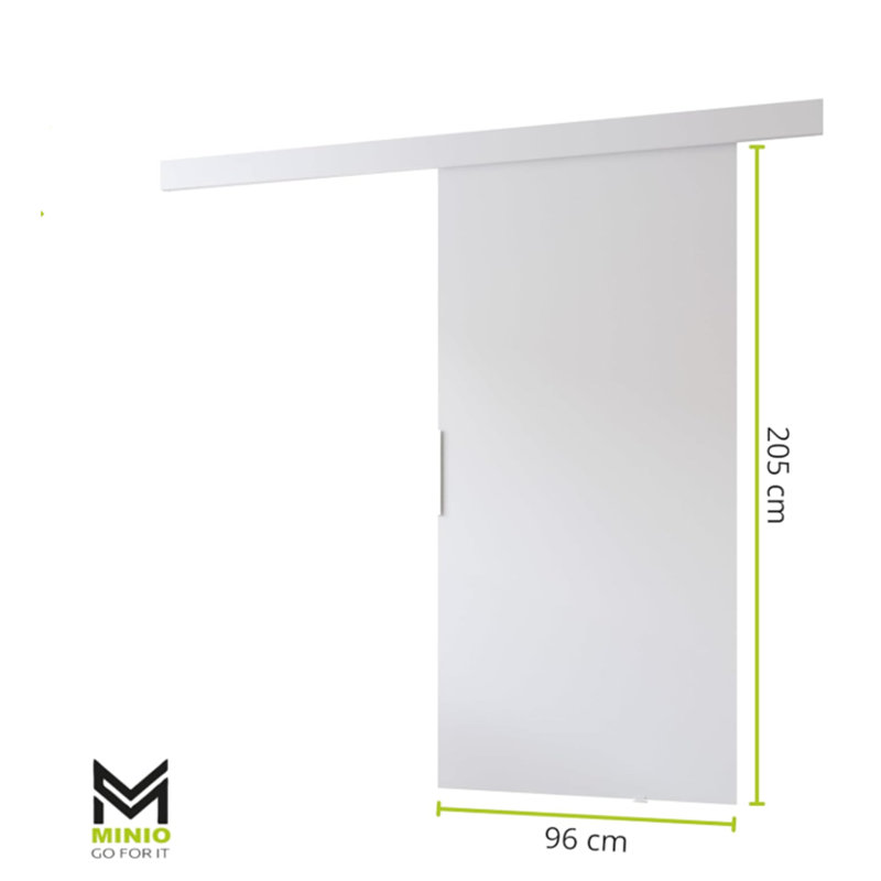Sliding Door Prim 2K, Interior Door, 96cm x 205cm, White