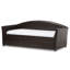 Lit de jour simple en bois massif avec lit gigogne Stoutsville-1250580118