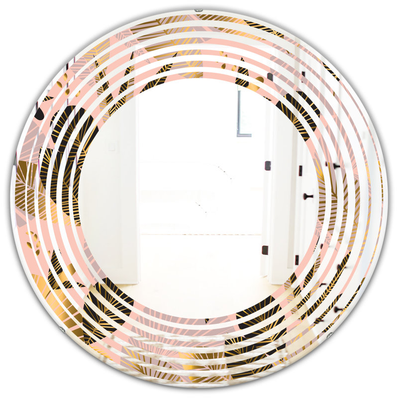 Miroir mural Foliage III Wave Coastal, H 31,5 po x l po