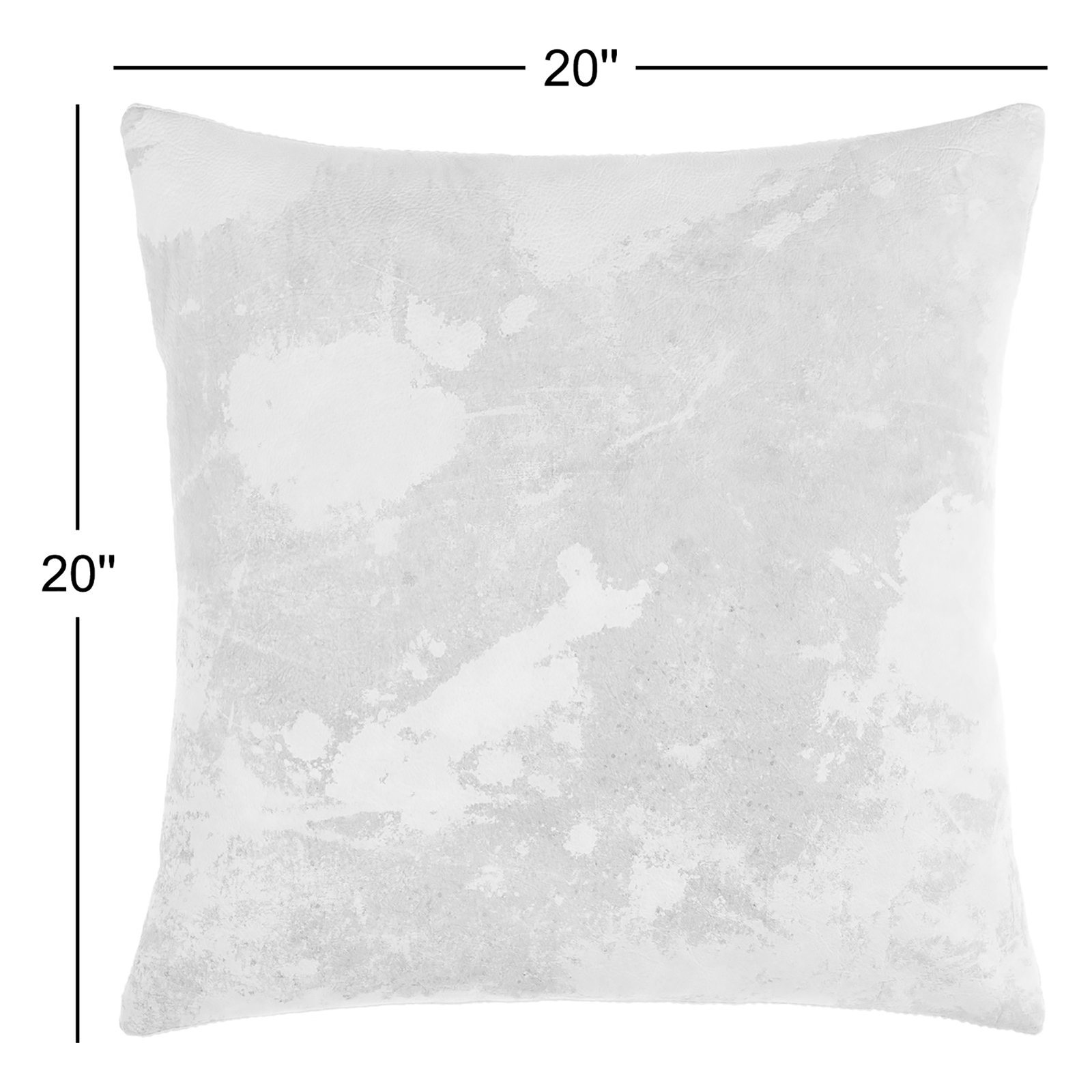 Rudgeway Leather/Suede Throw Pillow, Down