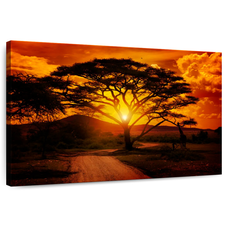 Silhouette du parc Harnek Serengeti, H 8 po x l 12 po