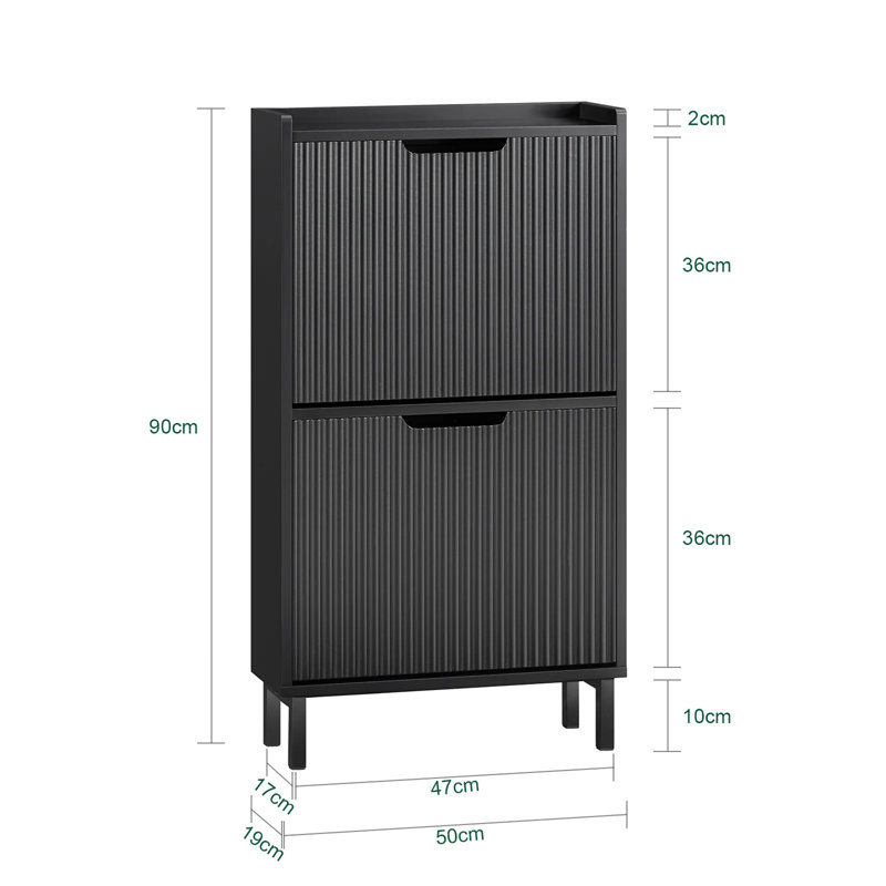 10 Pair Shoe Storage Cabinet