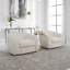 Fauteuil pivotant en polyester 43 po Dazion