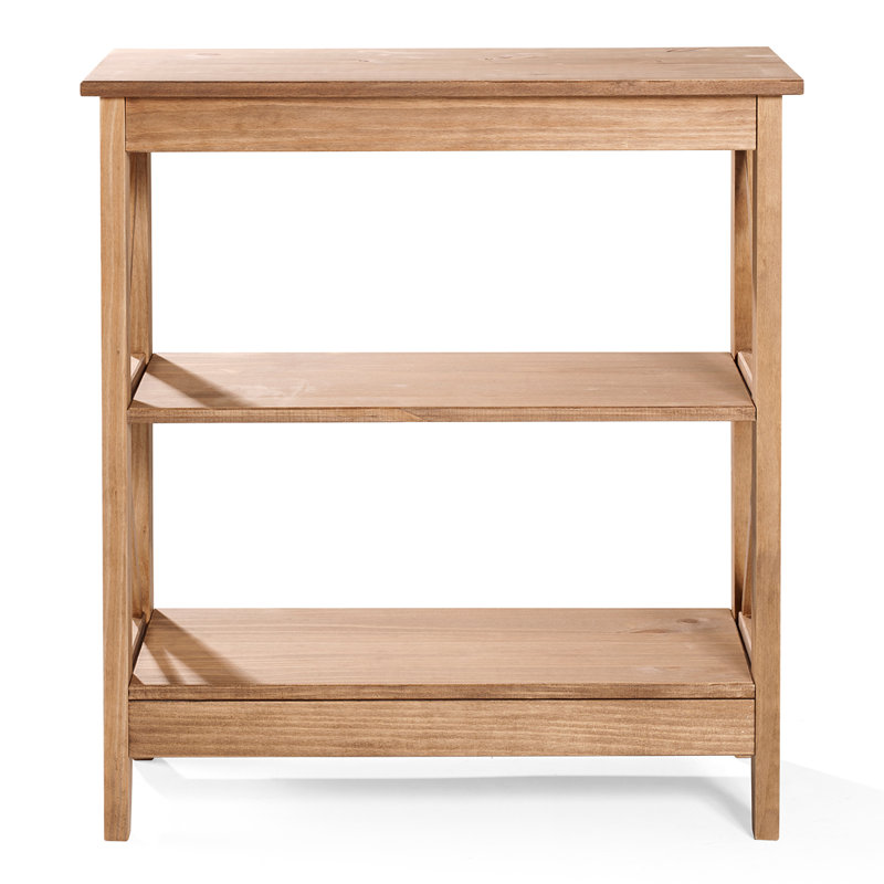 Loughlam 31.50'' W Solid Wood Shelving Unit, Natural