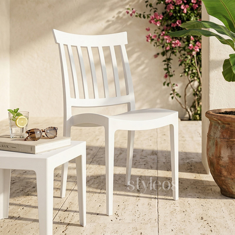 Dining Chair, White