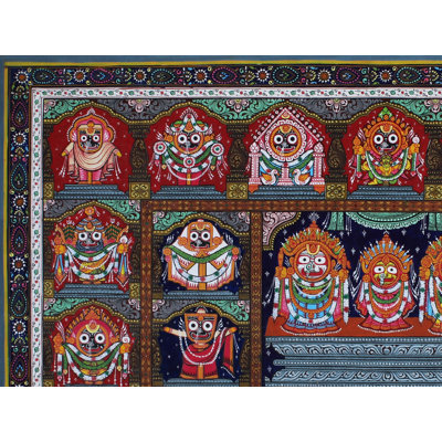 Shri Jagannath Ji | Paata Painting From Orissa