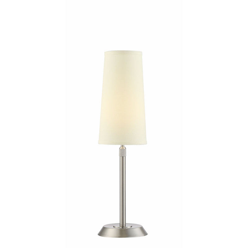 Lampe de table 30 po Spady, Nickel satiné