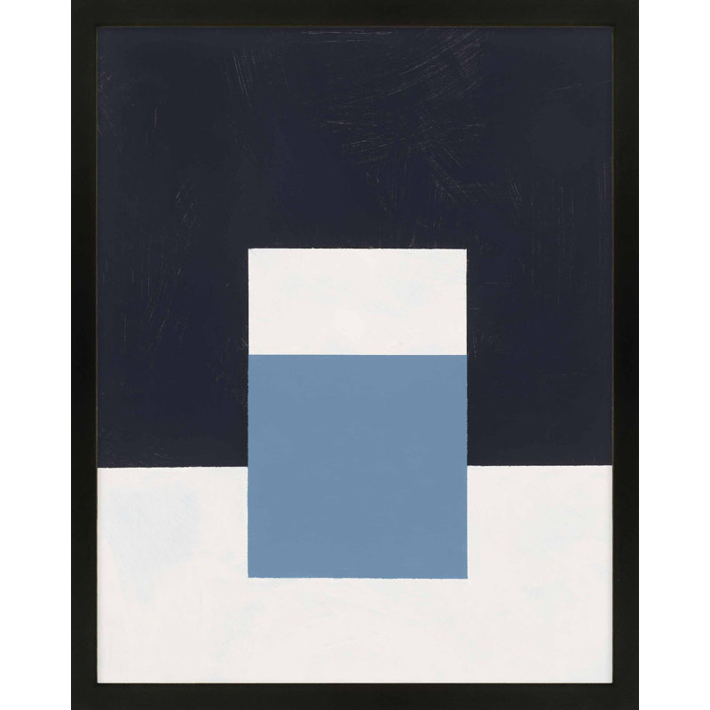 Square Sky Print by Robert Kamnatnik, Black Framed Paper, 20" H x 16" W x 1.25" D