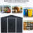 8Ft X 6Ft Metal Storage Shed - Black, Galvanized Steel Structure For Durability, Punched Vents, Sliding Doors With Padlock, Simple Assembly Guide Stability, Lock, Easy Instructions-122098378
