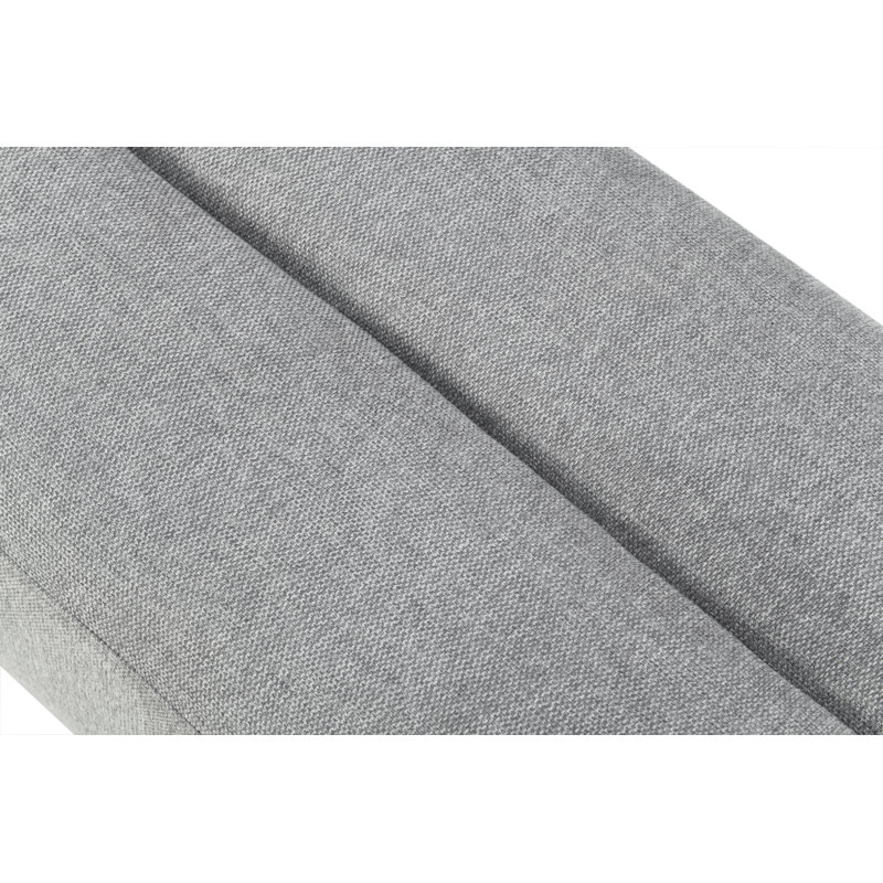 Enya 123cm Wide Oval Solid Colour Standard Ottoman