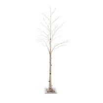 7' Lighted Birch Tree with 280-LED Warm Lights, Steady or Twinkle Func –  Harvest of Barnstable