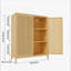 Armoire de rangement à grande capacité de 42 pouces multi-scène avec fabrication en bambou durable et tablettes polyvalentes pour l'organisation à la maison