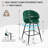 25" Swivel Upholstered Counter Height Bar Stools-2083223555