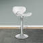 Tabouret de bar pivotant à hauteur réglable Abdusbasiyr-16216274