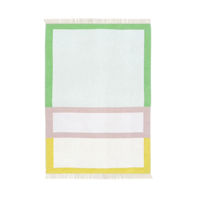 Throw Blanket, Yellow/Green