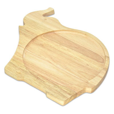 Assiette à collation décorative en forme d'éléphant