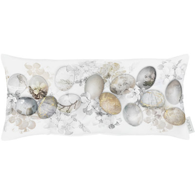 Happy Easter Floral Rectangular Cushion