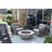 Humbert Bowl / Roca Outdoor Concrete Fire Pit 45,000 BTU - Includes Lava Rocks & PVC Cover-2082192376-2073045879-2073045872