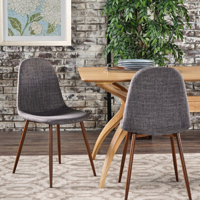 Chaises de salle à manger rembourrées Mid-Century