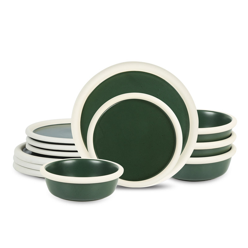 Service de table 12 pièces Stone Lain Capri, Vert
