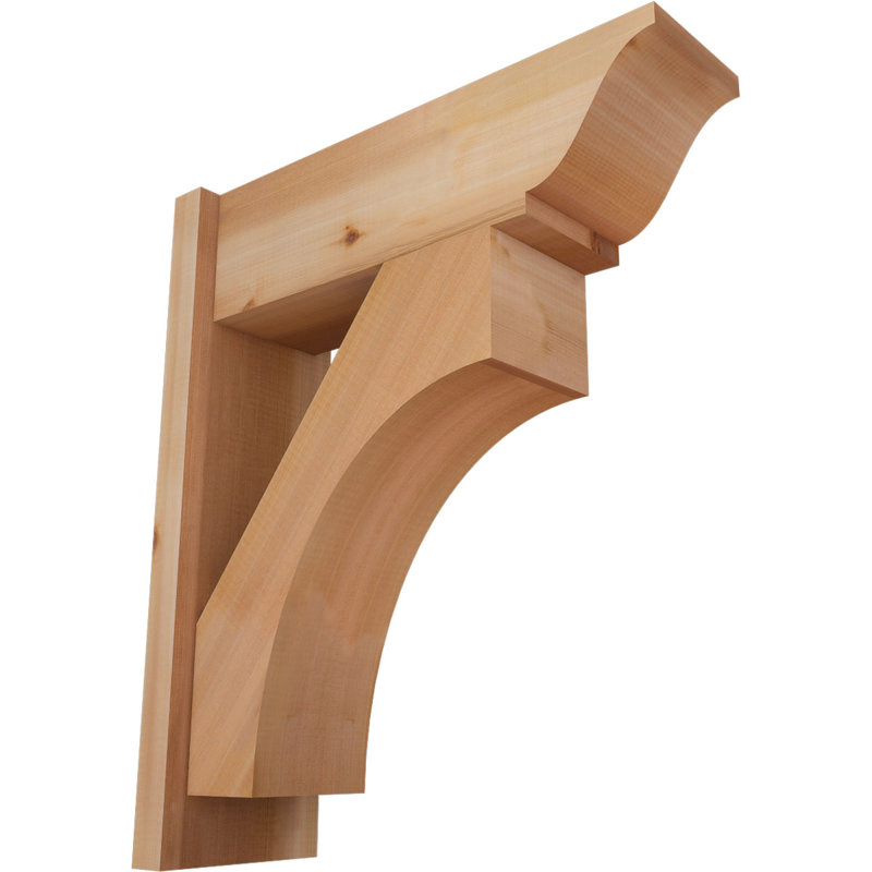 Persienne en bois Westlake, P 22 po x H 26 po, Cèdre rouge occidental l 7 1/2 po (lisse)