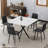 Upholstered Bar Stools Set of 4