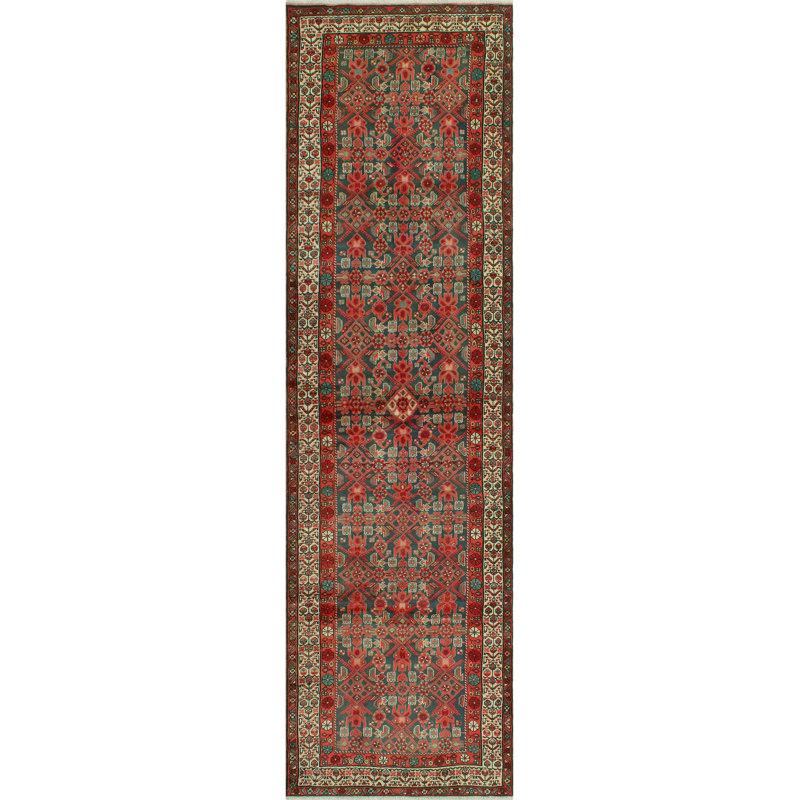 Khusbu Distressed Alecia Navy Runner