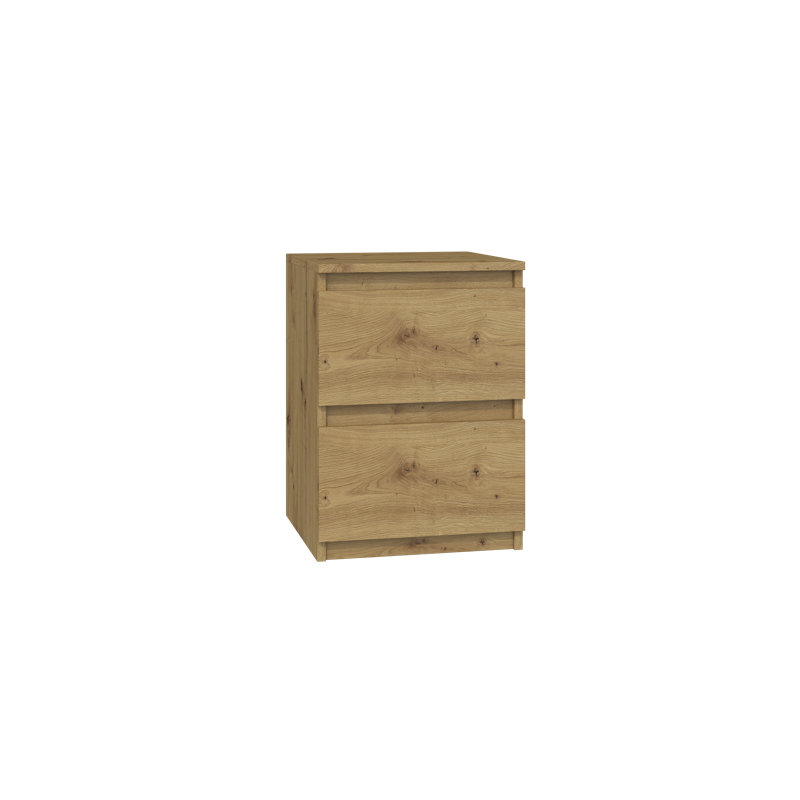 Delancey 30 cm W Bedside Table, Artisan Oak