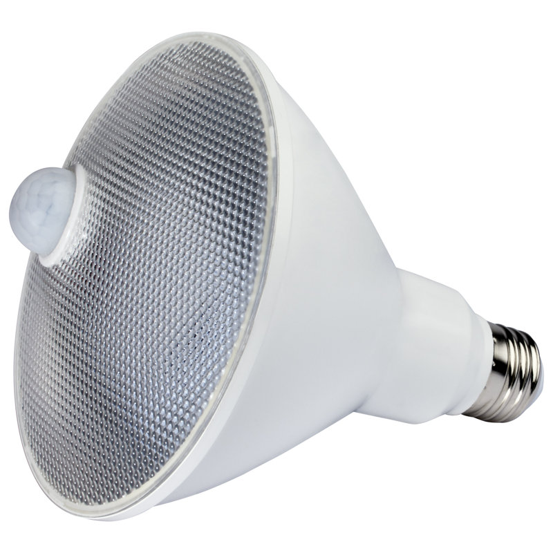 14 Watt (100 Watt Equivalent) PAR38 LED Motion Sensor Light Bulb E26/Medium (Standard) Base, 5000K